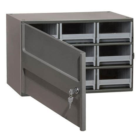 small metal cabinets with drawers